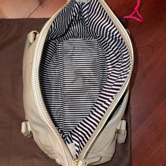 Kate Spade Leather Taupe Fold-over Bag - Picture 10 of 12